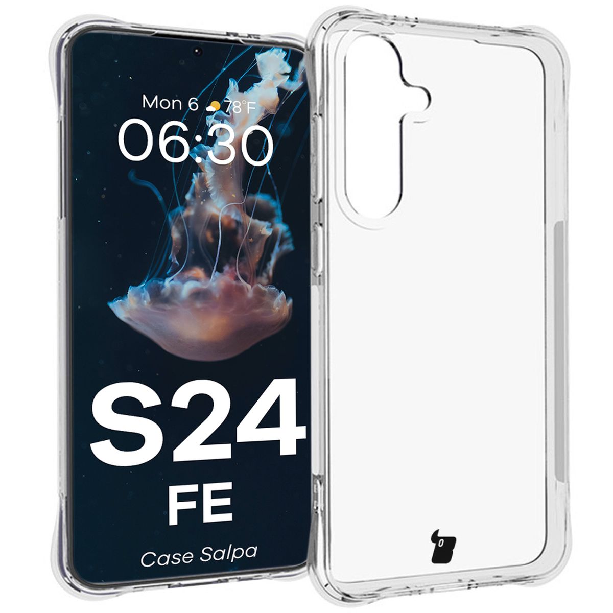 Przezroczyste etui Bizon Case Salpa do Samsung Galaxy S24 FE